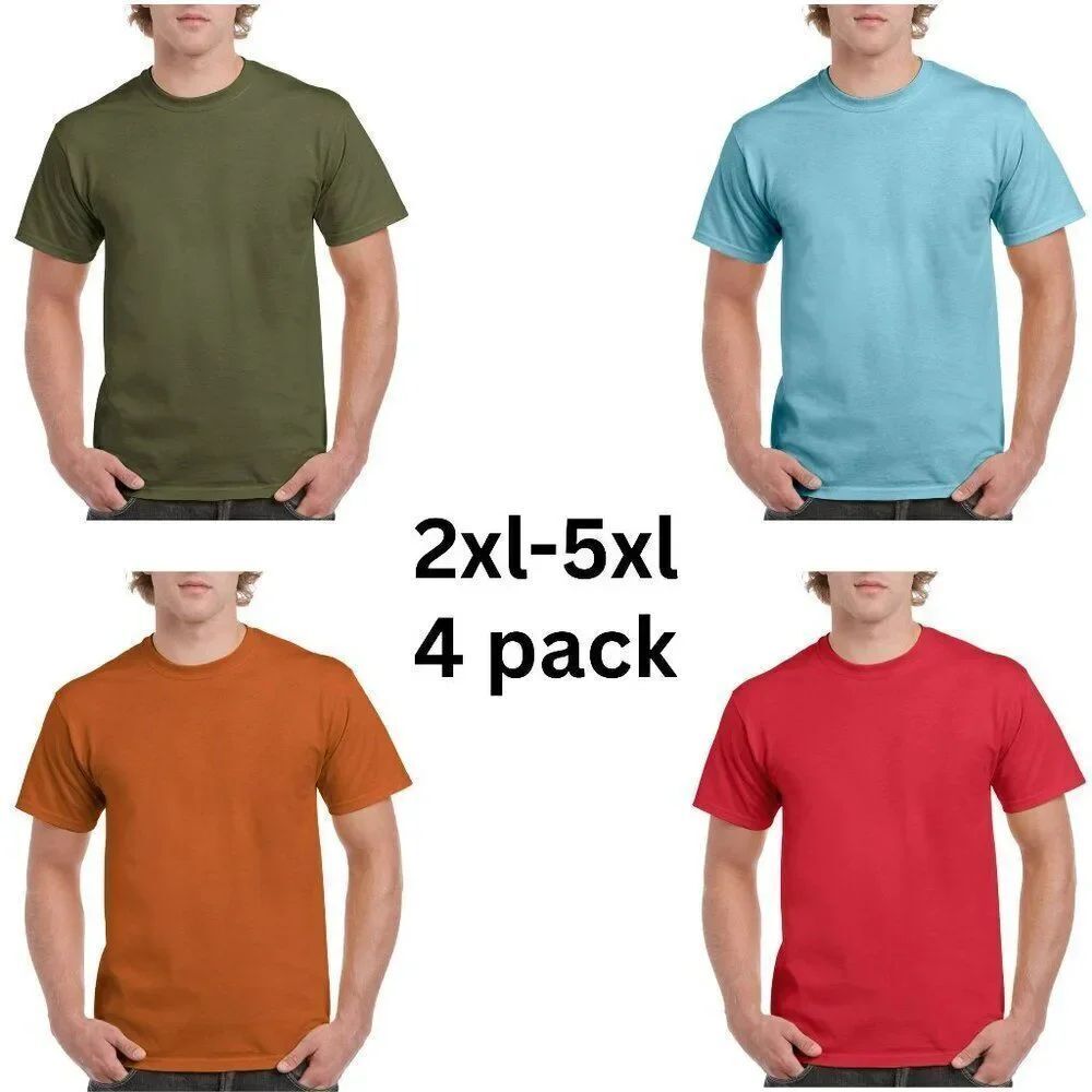 NEW 4 pack unisex/ men women shirt short sleeve 4 shirts great deal!